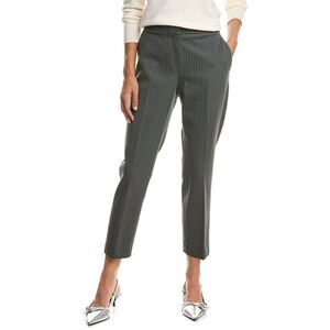 Theory Womens  Testra Stripe Pant, Gray